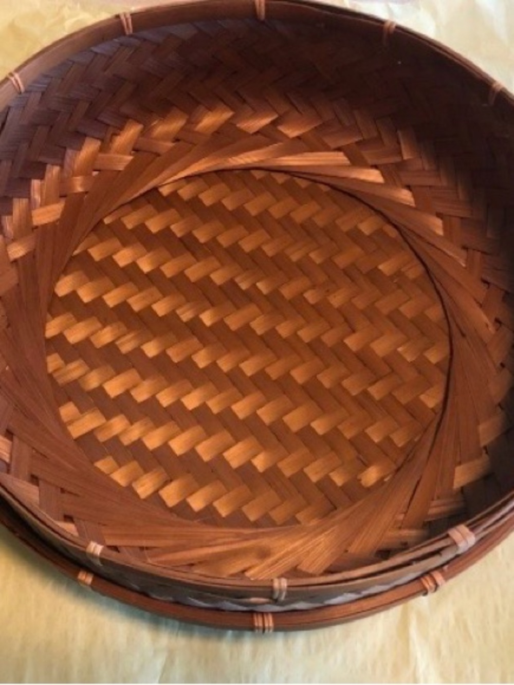 Rattan 4 Chargers and Storage Basket - Picture 2 of 5